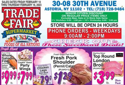Trade Fair Supermarket (NY) Weekly Ad Flyer Specials February 10 to February 16, 2023