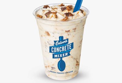 Culver’s Features the Tasty Vanilla Concrete Mixer Made With Butterfinger