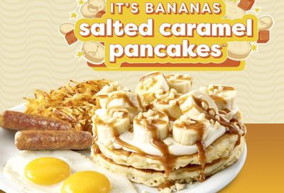 Denny’s Flips Out with their Brand New It's Bananas! Salted Caramel Pancake Breakfast