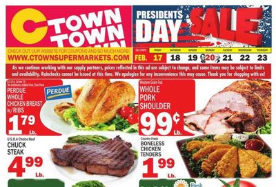 C-Town (CT, FL, MA, NJ, NY, PA) Weekly Ad Flyer Specials February 17 to February 23, 2023