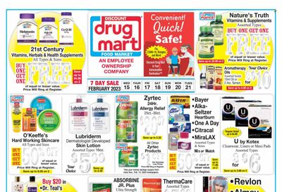 Discount Drug Mart (OH) Weekly Ad Flyer Specials February 15 to February 21, 2023