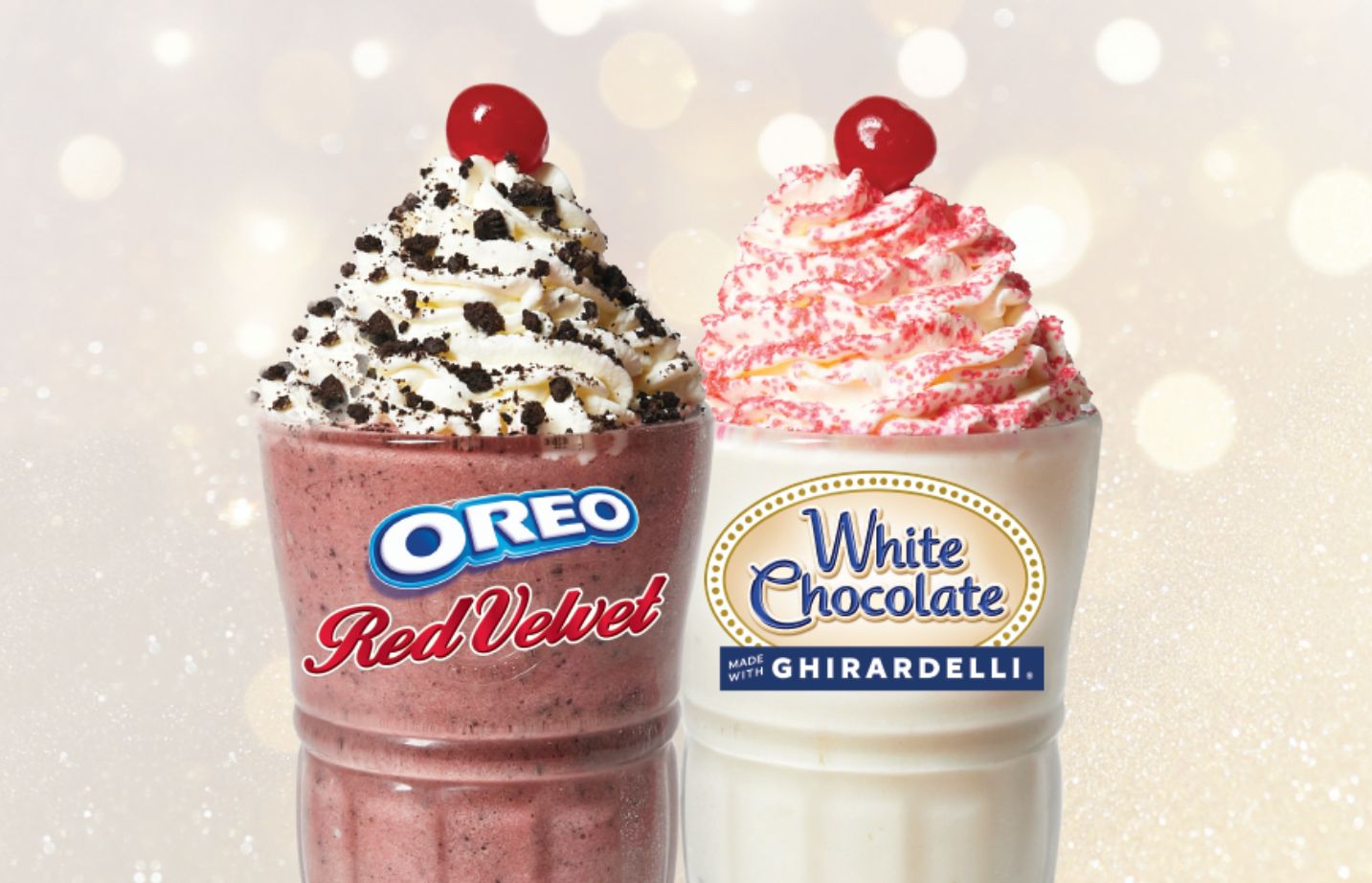 The Red Velvet Oreo Shake and White Chocolate Shake Return for a Limited Time Run at Steak 'n Shake  