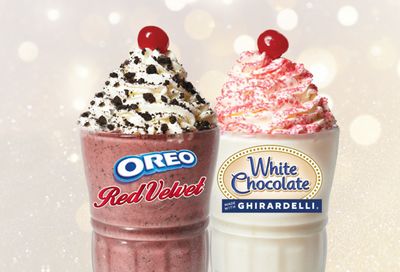 The Red Velvet Oreo Shake and White Chocolate Shake Return for a Limited Time Run at Steak 'n Shake  