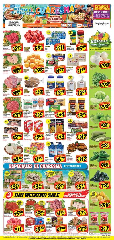 El Rancho (TX) Weekly Ad Flyer Specials February 22 to February 28, 2023