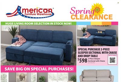 American Furniture Warehouse (AZ, CO, TX) Weekly Ad Flyer Specials March 2 to March 5, 2023