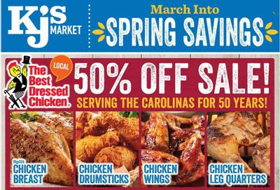 KJ´s Market (GA, SC) Weekly Ad Flyer Specials March 1 to March 7, 2023