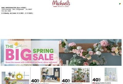 Michaels Weekly Ad Flyer Specials March 5 to March 11, 2023