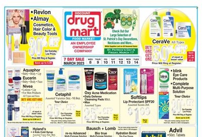 Discount Drug Mart (OH) Weekly Ad Flyer Specials March 8 to March 14, 2023