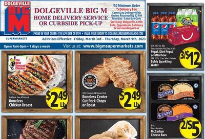 Big M (NY, PA) Weekly Ad Flyer Specials March 3 to March 9, 2023