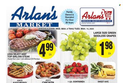 Arlan's Market (TX) Weekly Ad Flyer Specials March 8 to March 14, 2023