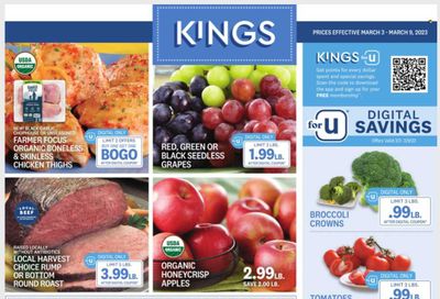 Kings Food Markets (CT, NJ, NY) Weekly Ad Flyer Specials March 3 to March 9, 2023