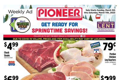 Pioneer Supermarkets (NJ, NY) Weekly Ad Flyer Specials March 5 to March 11, 2023