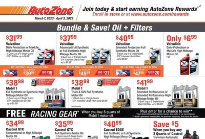 Autozone Weekly Ad Flyer Specials March 7 to April 3, 2023