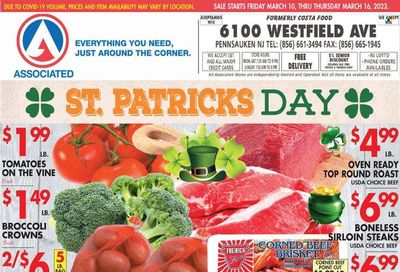 Associated Supermarkets (NY) Weekly Ad Flyer Specials March 10 to March 16, 2023