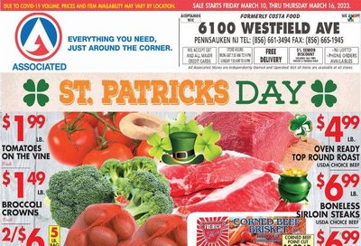 Associated Supermarkets (NY) Weekly Ad Flyer Specials March 10 to March 16, 2023