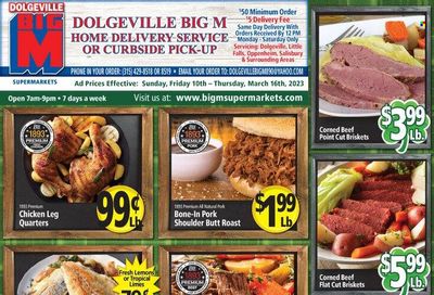 Big M (NY, PA) Weekly Ad Flyer Specials March 10 to March 16, 2023
