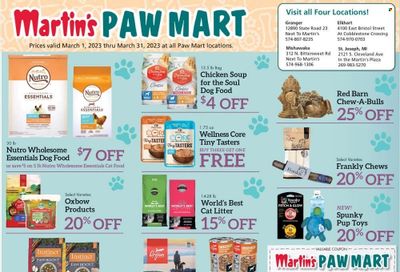 Martin’s (IN, MI) Weekly Ad Flyer Specials March 1 to March 31, 2023