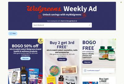 Walgreens Weekly Ad Flyer Specials March 12 to March 18, 2023