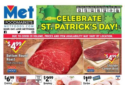 Met Foodmarkets Weekly Ad Flyer Specials March 12 to March 18, 2023