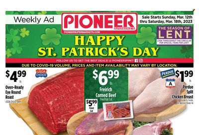 Pioneer Supermarkets (NJ, NY) Weekly Ad Flyer Specials March 12 to March 18, 2023