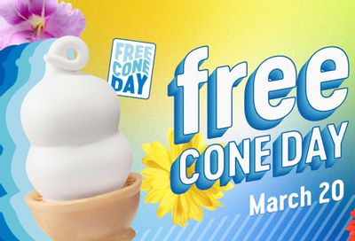 Receive a Free Small Cone at Dairy Queen on Free Cone Day this March 20