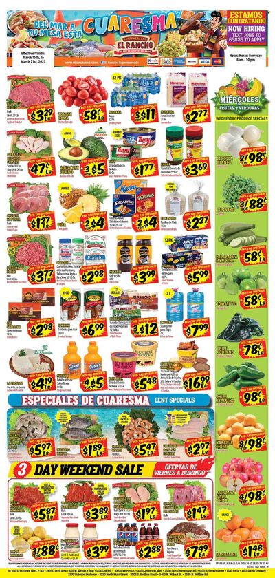El Rancho (TX) Weekly Ad Flyer Specials March 15 to March 21, 2023