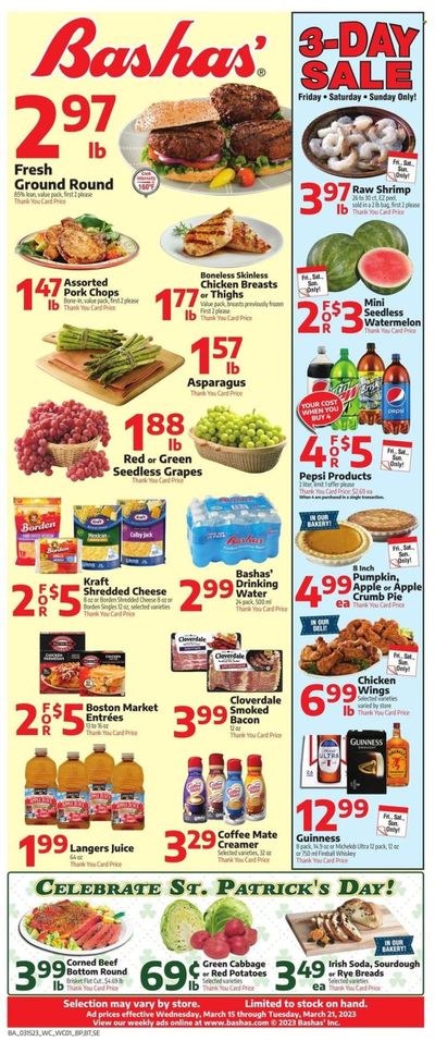 Bashas' (AZ) Weekly Ad Flyer Specials March 15 to March 21, 2023
