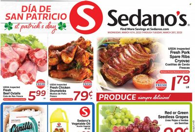 Sedano's (FL) Weekly Ad Flyer Specials March 15 to March 21, 2023