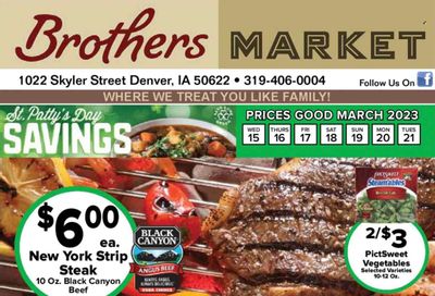 Brothers Market (IA, KS, MO) Weekly Ad Flyer Specials March 15 to March 21, 2023