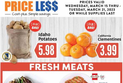Price Less Foods Weekly Ad Flyer Specials March 15 to March 21, 2023