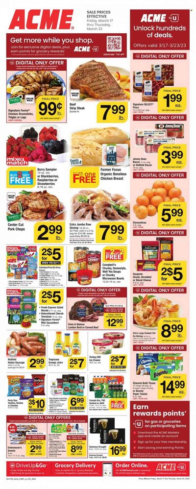 ACME (DE, MD, NJ, NY, PA) Weekly Ad Flyer Specials March 17 to March 23, 2023