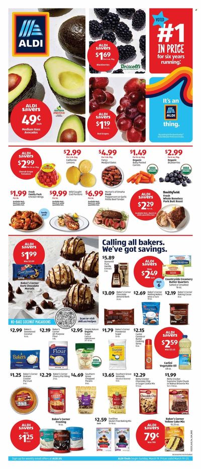 ALDI (CT, MI, MN, NY, VT) Weekly Ad Flyer Specials March 19 to March 25, 2023
