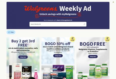 Walgreens Weekly Ad Flyer Specials March 19 to March 25, 2023