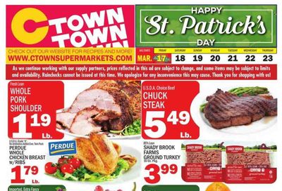 C-Town (CT, FL, MA, NJ, NY, PA) Weekly Ad Flyer Specials March 17 to March 23, 2023