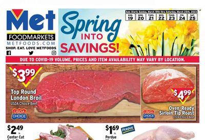 Met Foodmarkets Weekly Ad Flyer Specials March 19 to March 25, 2023