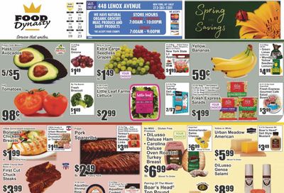 Food Dynasty (NY) Weekly Ad Flyer Specials March 17 to March 23, 2023