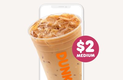 Get a $2 Medium Iced Coffee Daily In-app Through to March 31 at Dunkin’ Donuts: A Rewards Exclusive