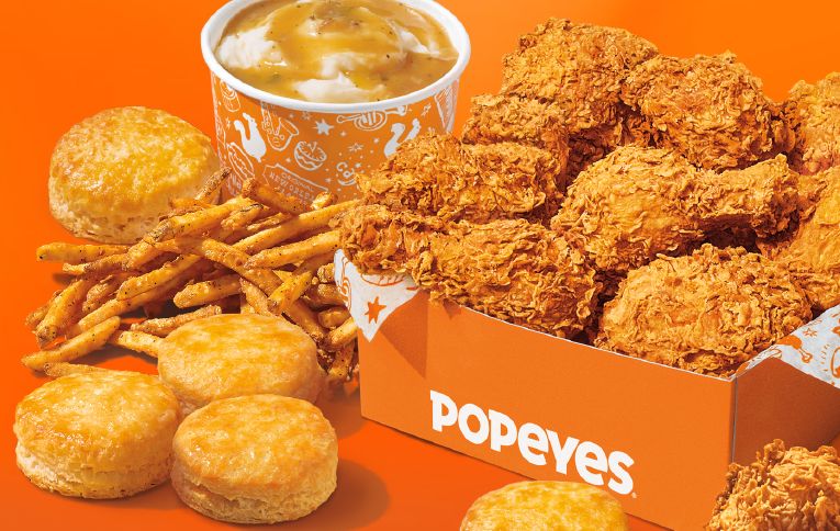 Enjoy a $24.99 Family Meal at Popeyes Chicken with Online or In-app Carryout Orders for a Limited Time