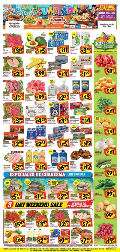 El Rancho (TX) Weekly Ad Flyer Specials March 22 to March 28, 2023