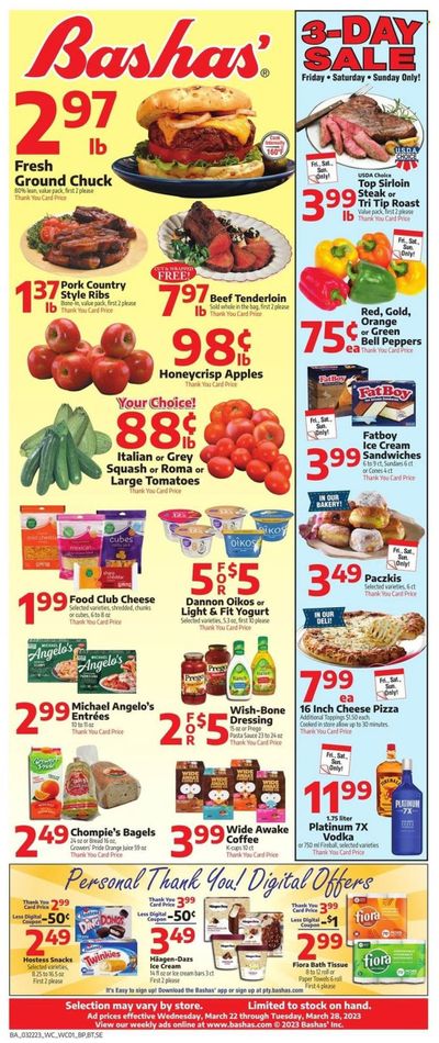 Bashas' (AZ) Weekly Ad Flyer Specials March 22 to March 28, 2023