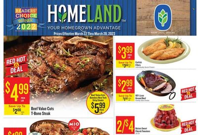 Homeland (OK, TX) Weekly Ad Flyer Specials March 22 to March 28, 2023