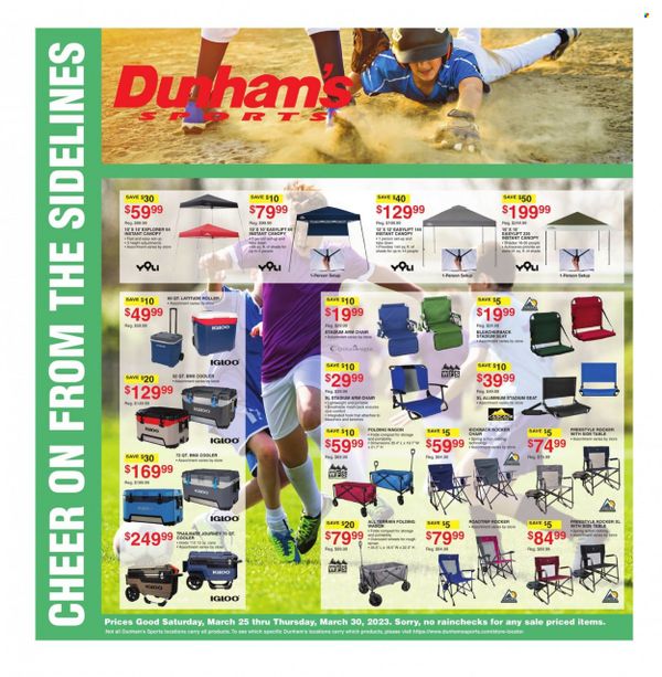 Dunham's Sports Weekly Ad Flyer Specials March 25 to March 30, 2023