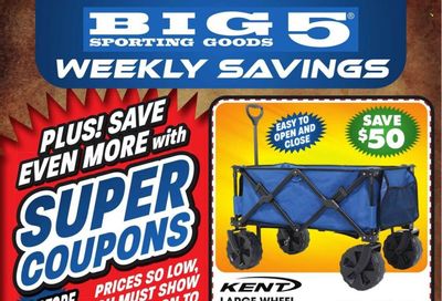Big 5 (AZ, CA, CO, ID, NM, OR, UT, WA) Weekly Ad Flyer Specials March 24 to March 30, 2023