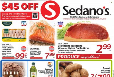 Sedano's (FL) Weekly Ad Flyer Specials March 22 to March 28, 2023
