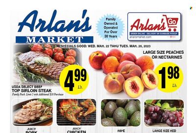 Arlan's Market (TX) Weekly Ad Flyer Specials March 22 to March 28, 2023