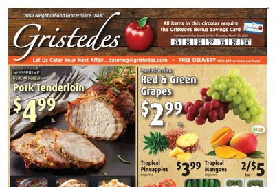 Gristedes (NY) Weekly Ad Flyer Specials March 24 to March 30, 2023