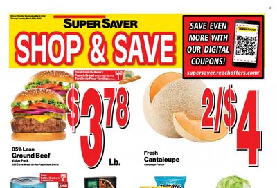 Super Saver Weekly Ad Flyer Specials March 22 to March 28, 2023