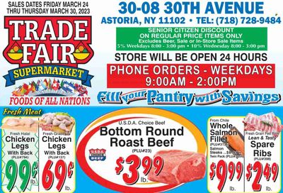 Trade Fair Supermarket (NY) Weekly Ad Flyer Specials March 24 to March 30, 2023
