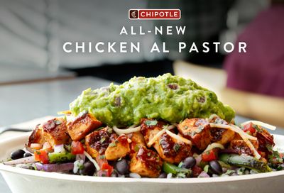 Chipotle Introduces their Brand New Savory and Spicy Chicken Al Pastor 