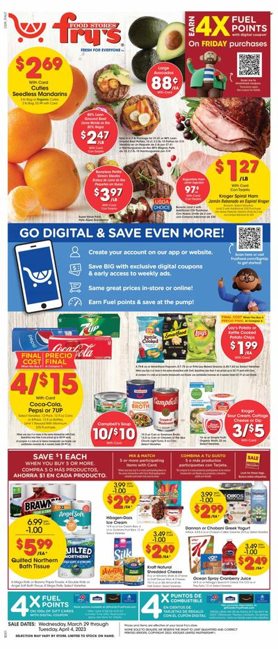 Fry’s (AZ) Weekly Ad Flyer Specials March 29 to April 4, 2023